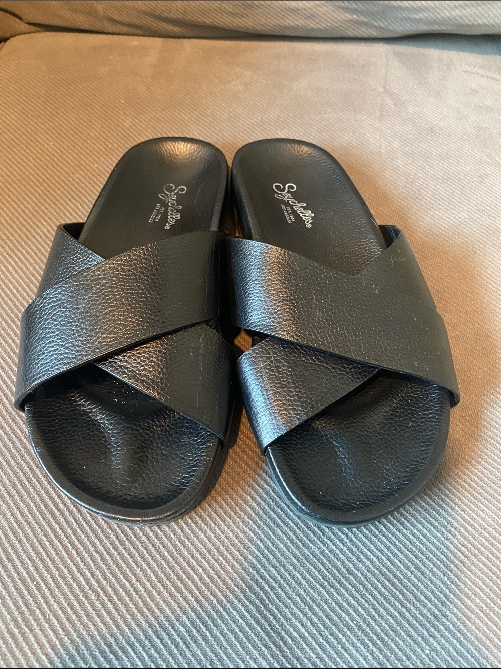 Seychelles Crisscross Slide Sandals